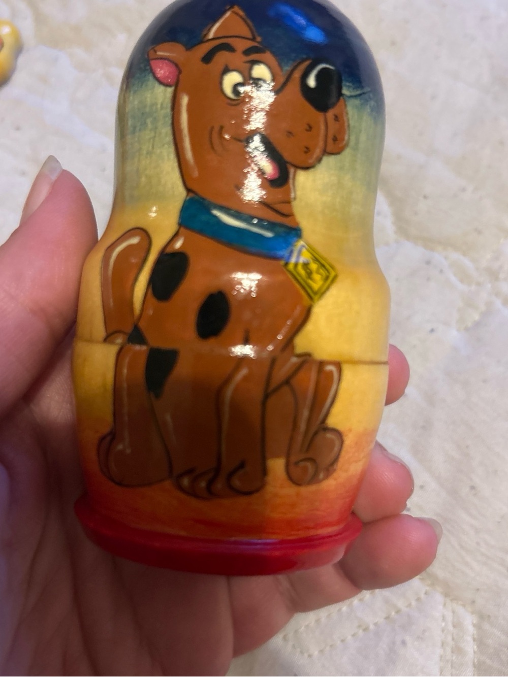 Scooby-Doo Themed Dog Toy — Brown with Blue Collar